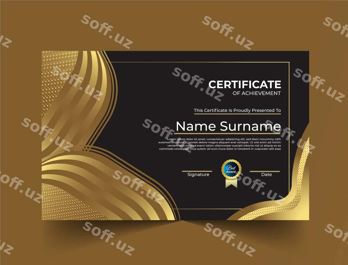 Sertifikat diplom | Certificate diploma 1