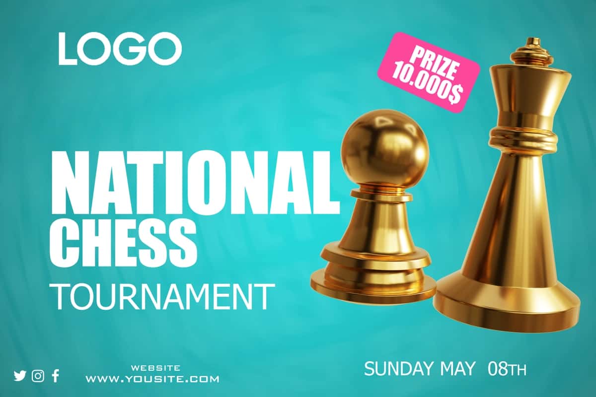 Plakat milliy biznes turniri AQSh | Poster national business tournament usa 1