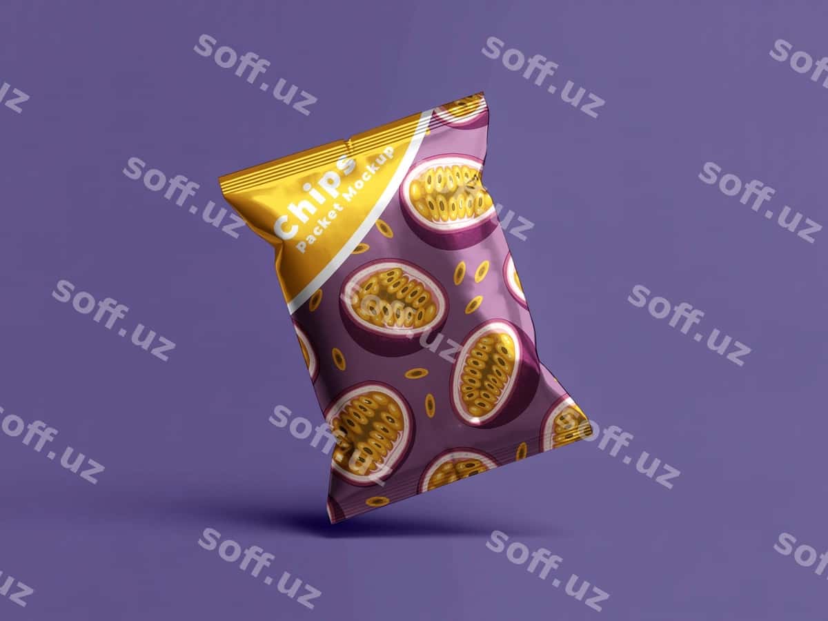 Choylar paketi namunasi | Chips packaging mockup 1
