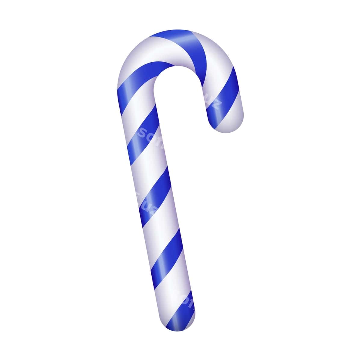 Yuldu shirin to‘xtongina oq illustratsiyasi | Christmas candy cane illustration white 1