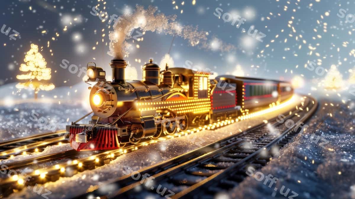 Rojdestvo poezdlari | Christmas trains 1