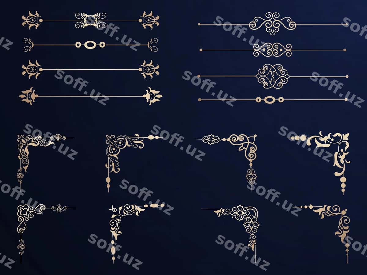 Klassik chegara komplekti | Classic border set 1