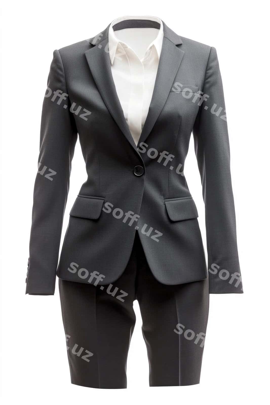 Classic dark gray womens suit | Classic dark gray womens suit 1