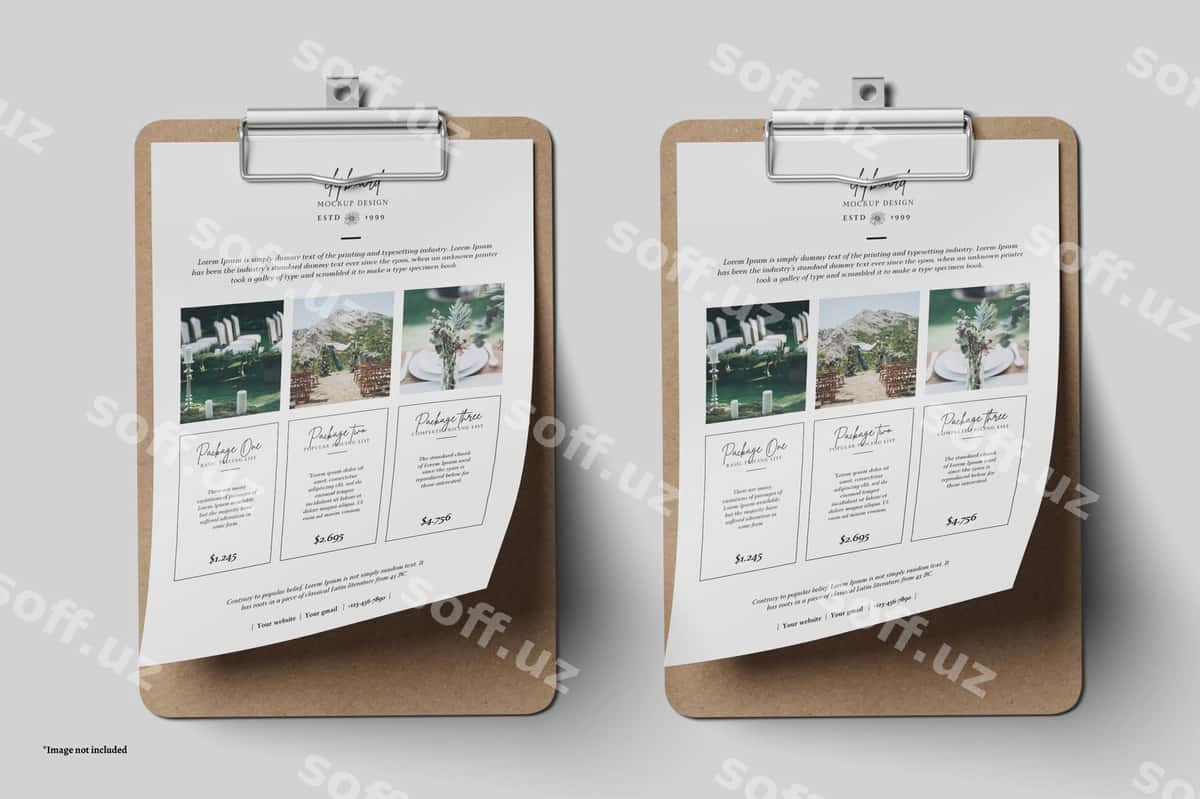 Boshqotirma namunasi | Clipboard mockup 1