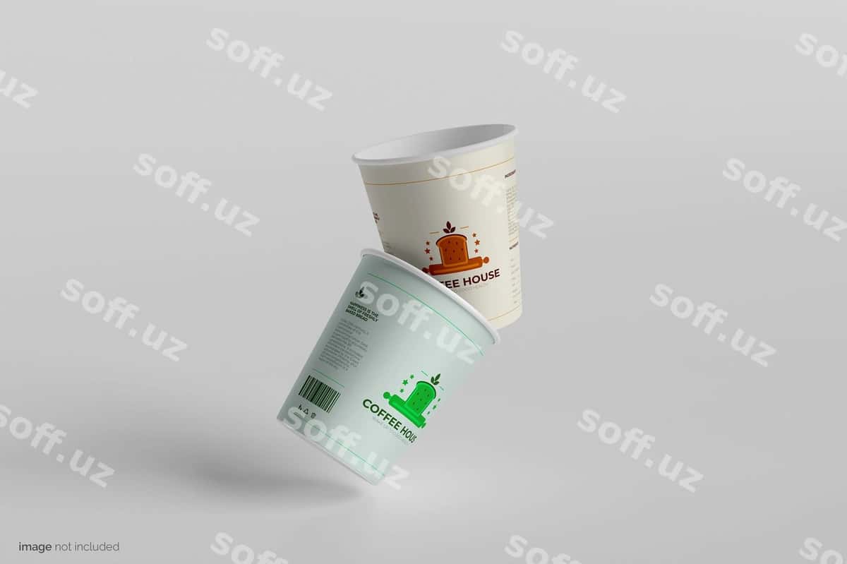 Qahvo stakani namunasi | Coffee cup mockup 1