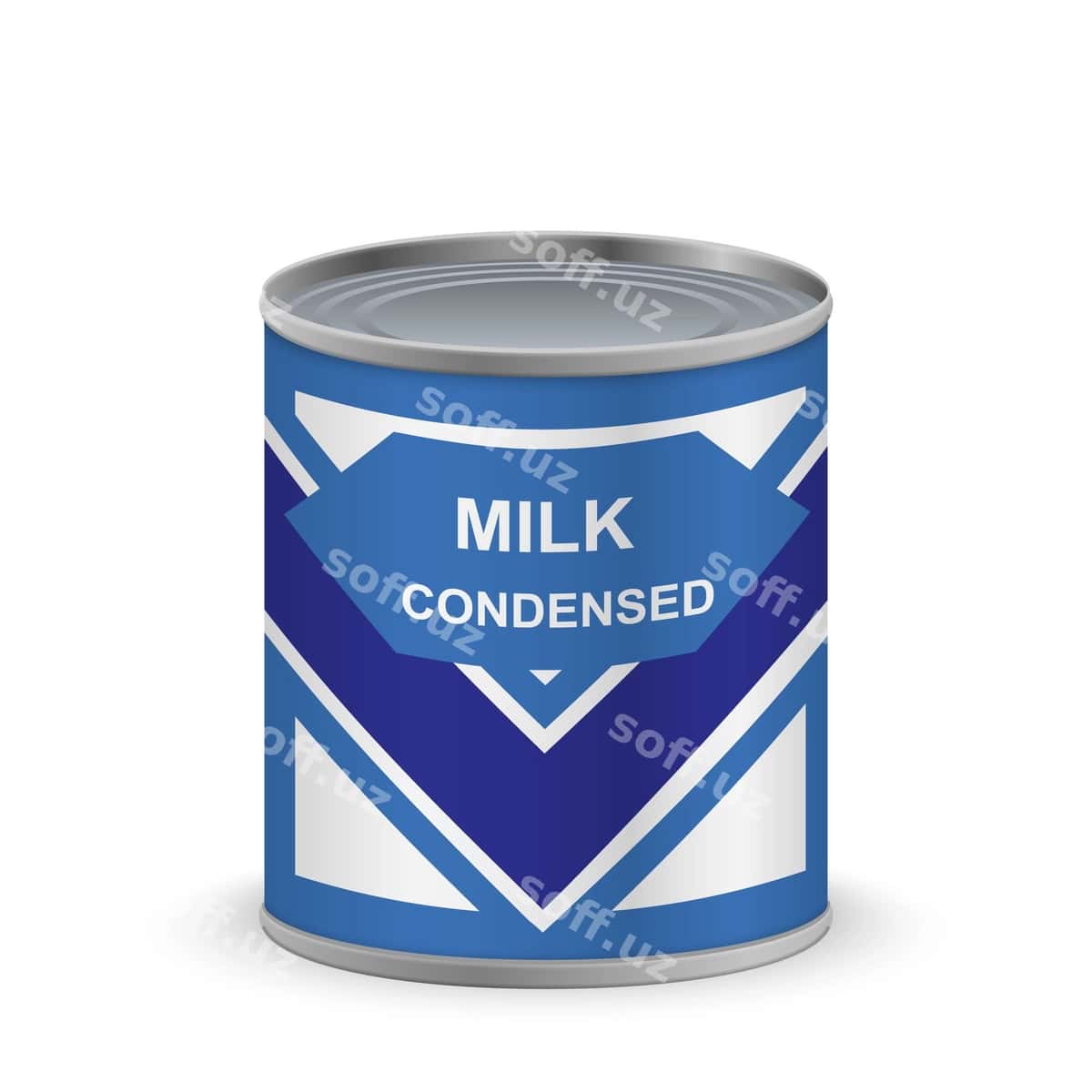 Vector shirinliqli sut | Condensed milk vector 1