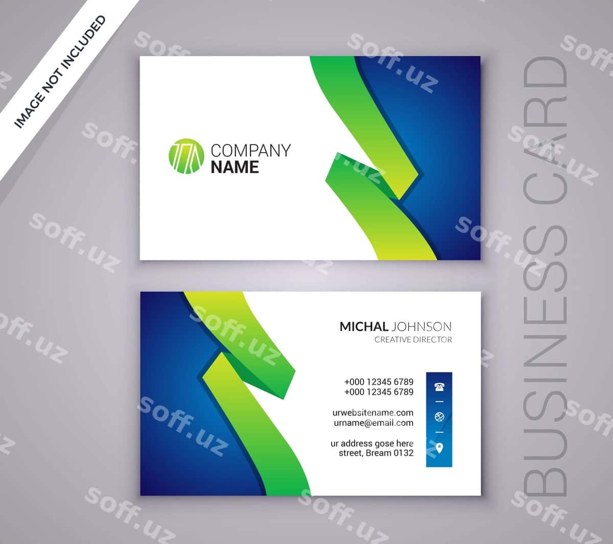Korporativ biznes karta | Corporate business card 1