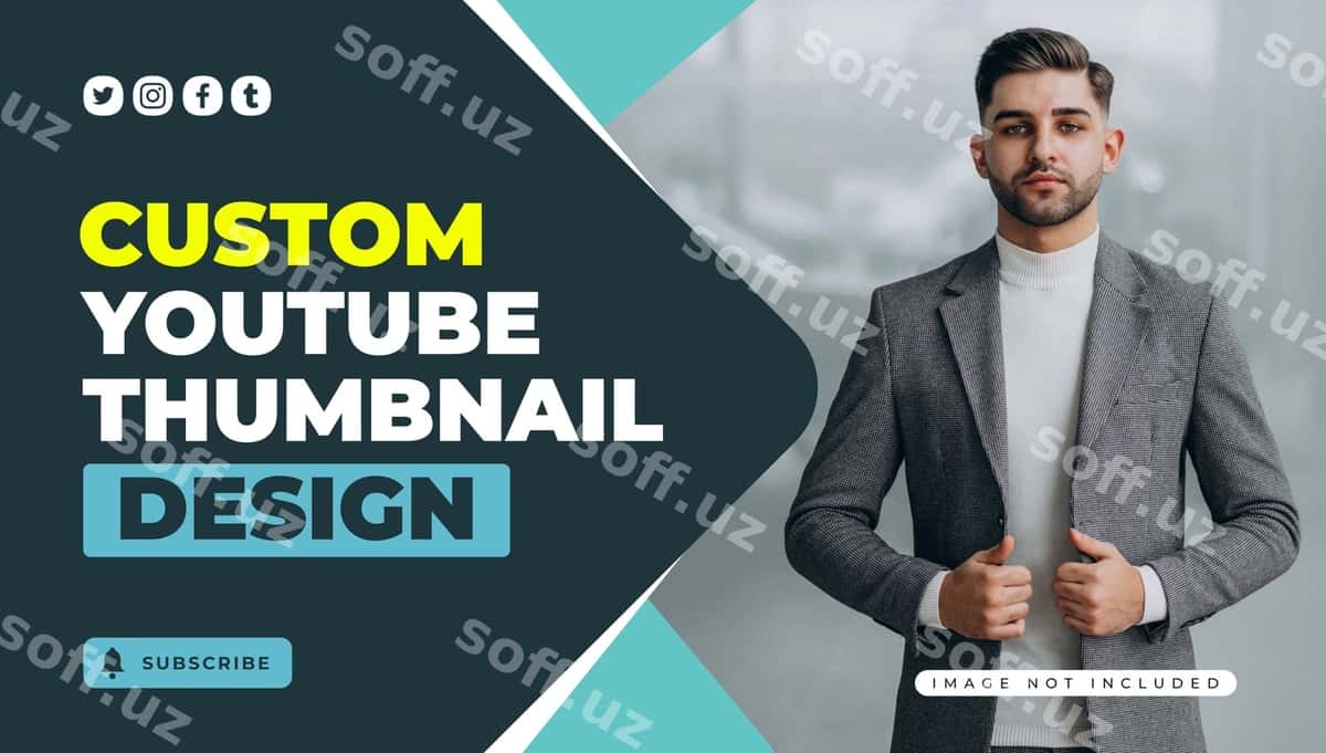 Korporativ YouTube miniatura dizayni | Corporate youtube thumbnail design 1