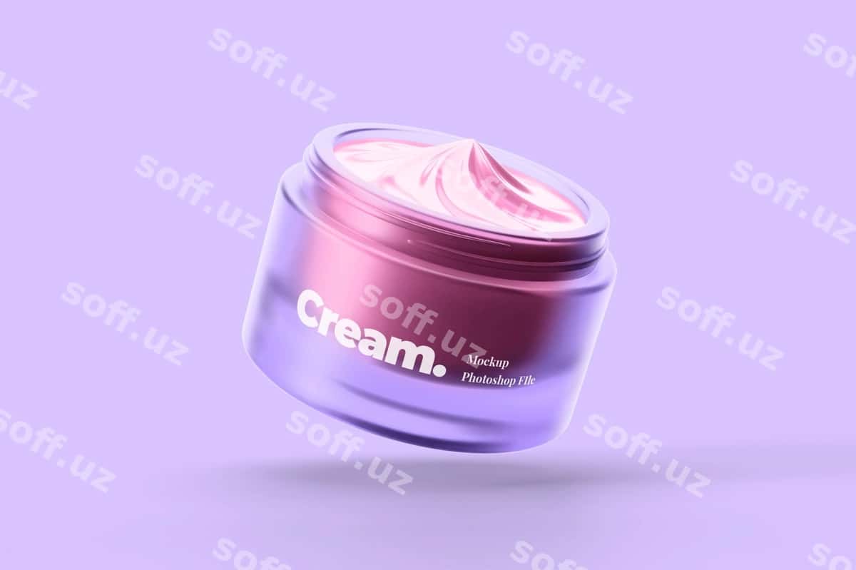 Tabalet kremi mockup | Cream jar mockup 1
