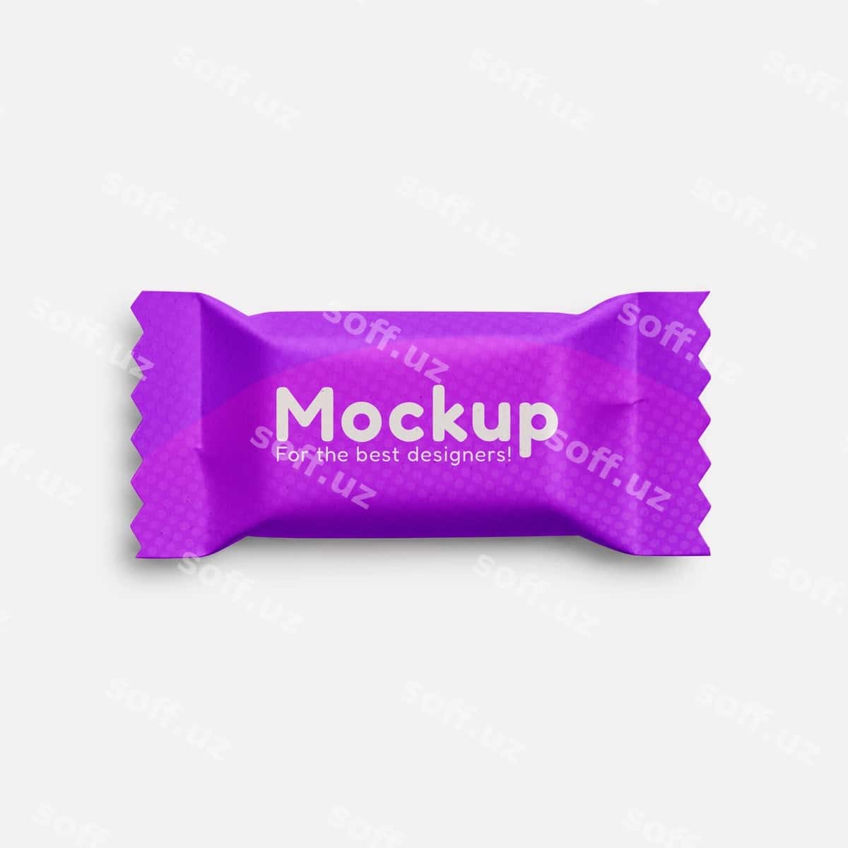Maxsus qog'oz shirinlik mockup | Custom paper candy mockup 1