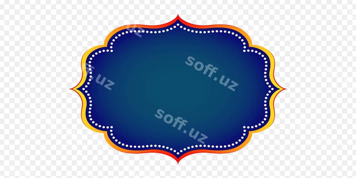 Dekorativ naqsh shaffof orqa fon | Decorative pattern transparent background 1