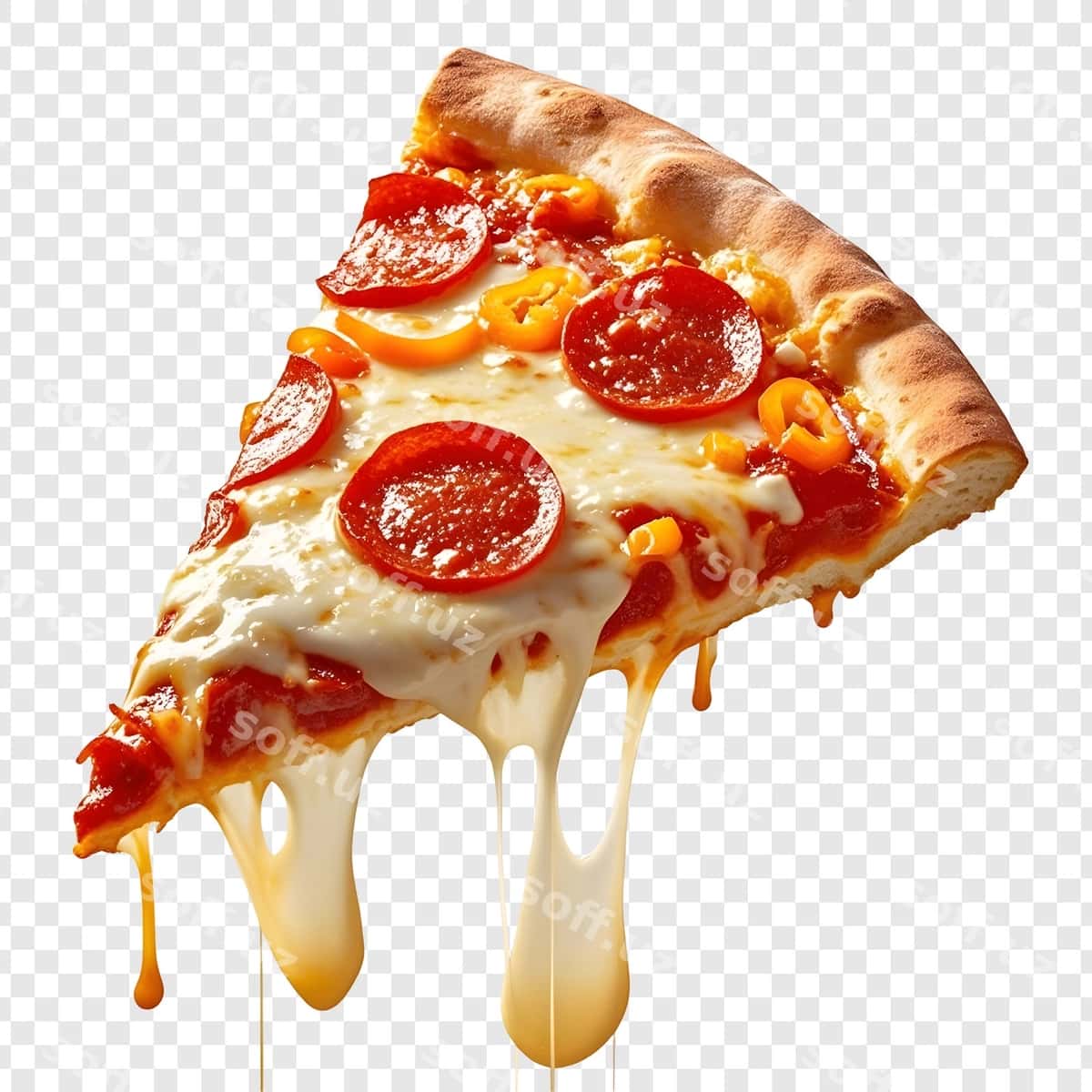 Mumta pepperoni pitsa donasi | Delicious pepperoni pizza slice 1