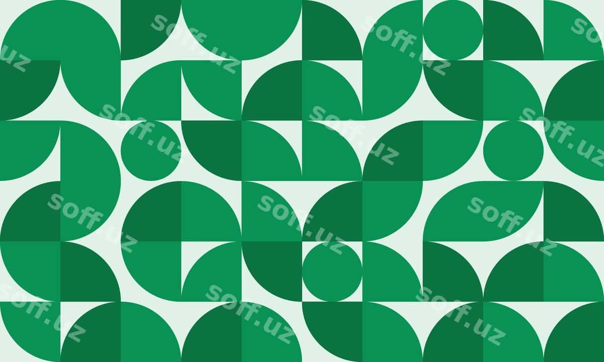 Dizayn orqa fon eko mosaik yashil | Design background eco mosaic green 1