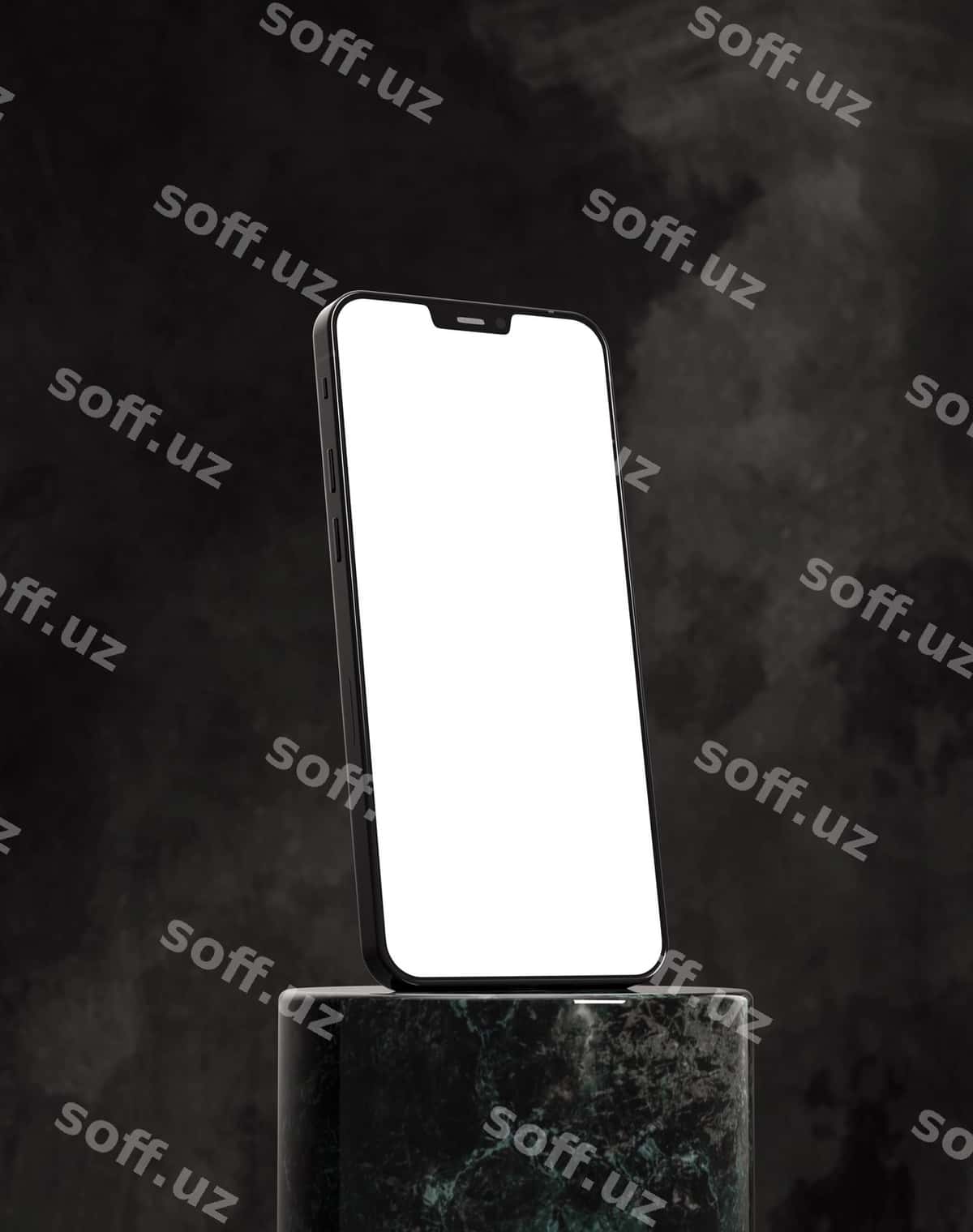 Qurilma mockup marqli jadval | Device mockup marble table 1