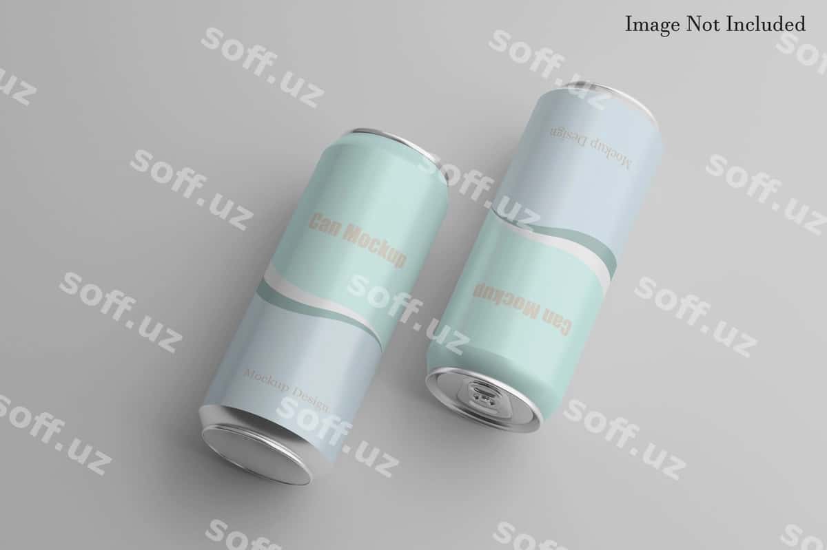 Ichimlik qutisi namunasi | Drink can mockup 1