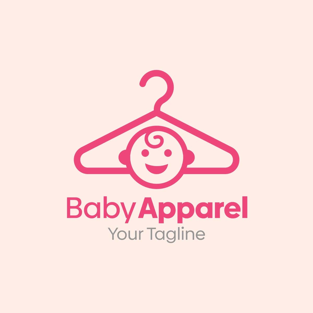 Kichkintoy logotipida chaqaloq ilgichingizni kiyib oling | Baby logo that says baby wear your hanger 1