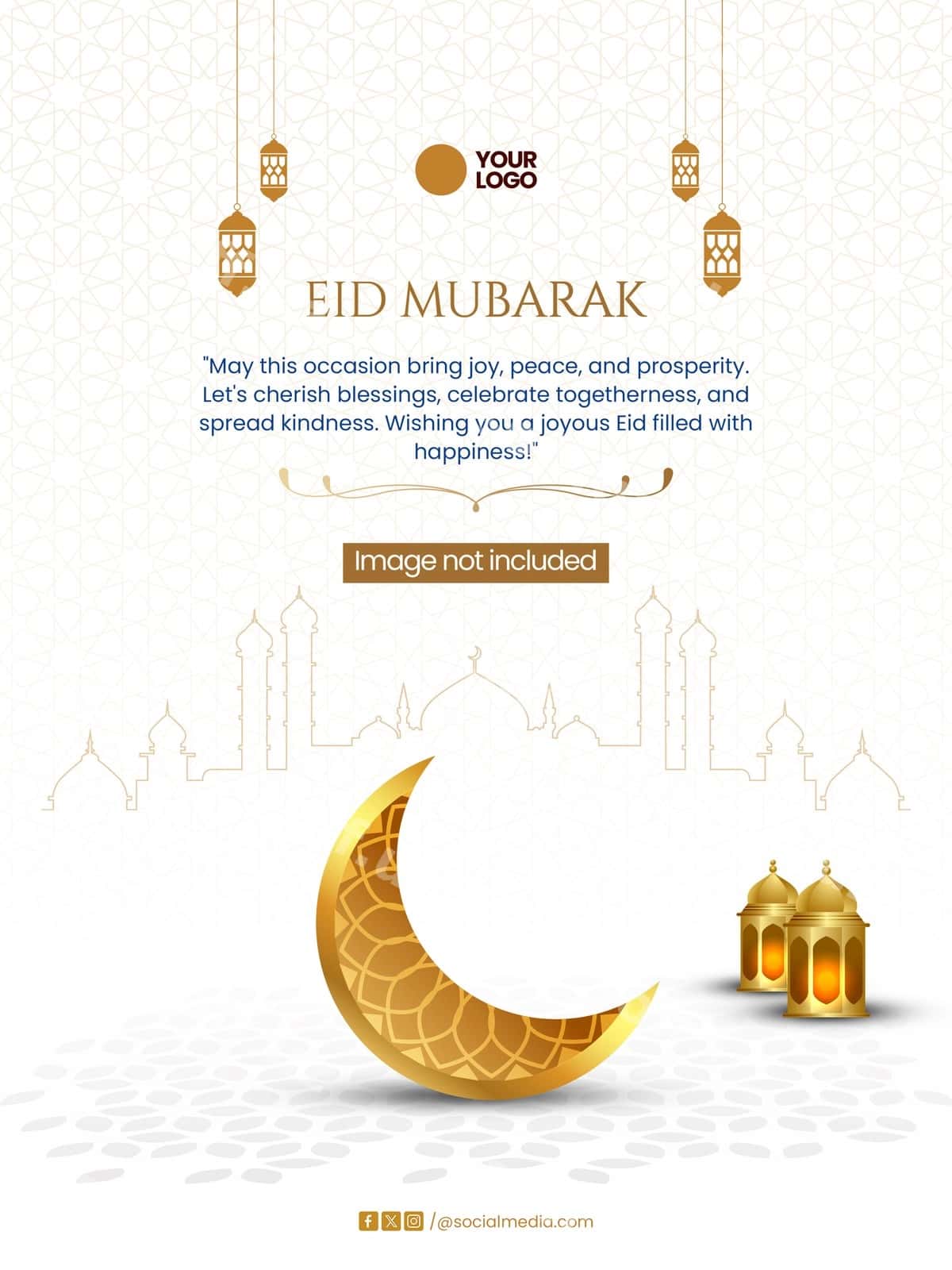 Eid muborak tabrigi xatıriqasi | Eid mubarak celebration card 1