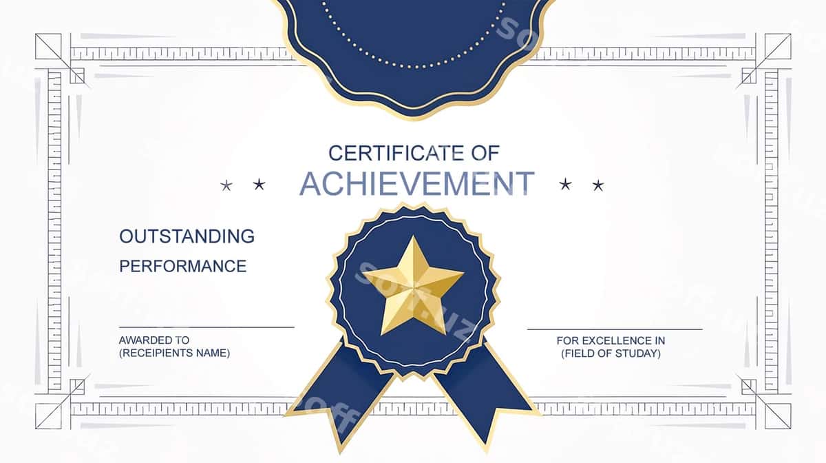 Xodim oy sertifikat shabloni | Employee month certificate template 1