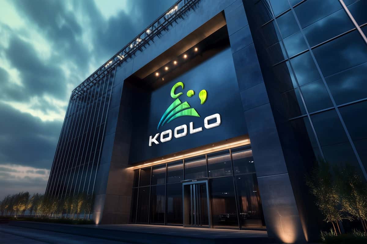 Ofis binosi logotipi maketi | Office building logo mockup 1