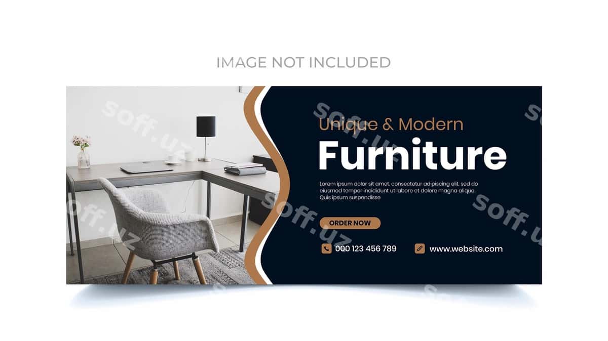 Facebook sahifasi uchun fondagi foto mebeli | Facebook page cover photo furniture 1