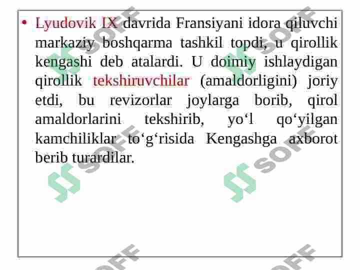 XI-XV asrlarda Fransiya 8