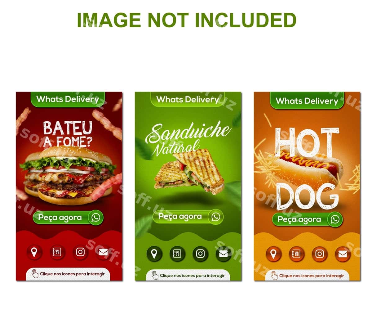 Fast Food raqamli karta | Fast food digital card 1