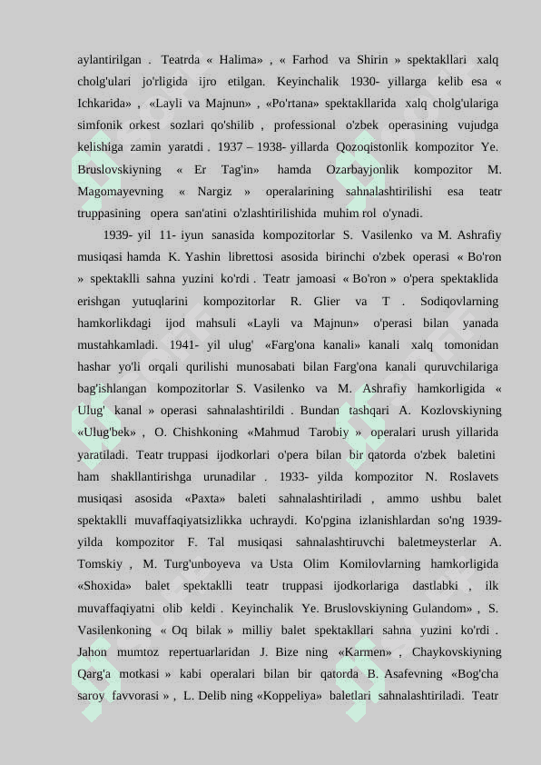 O`zbek baletlari 5