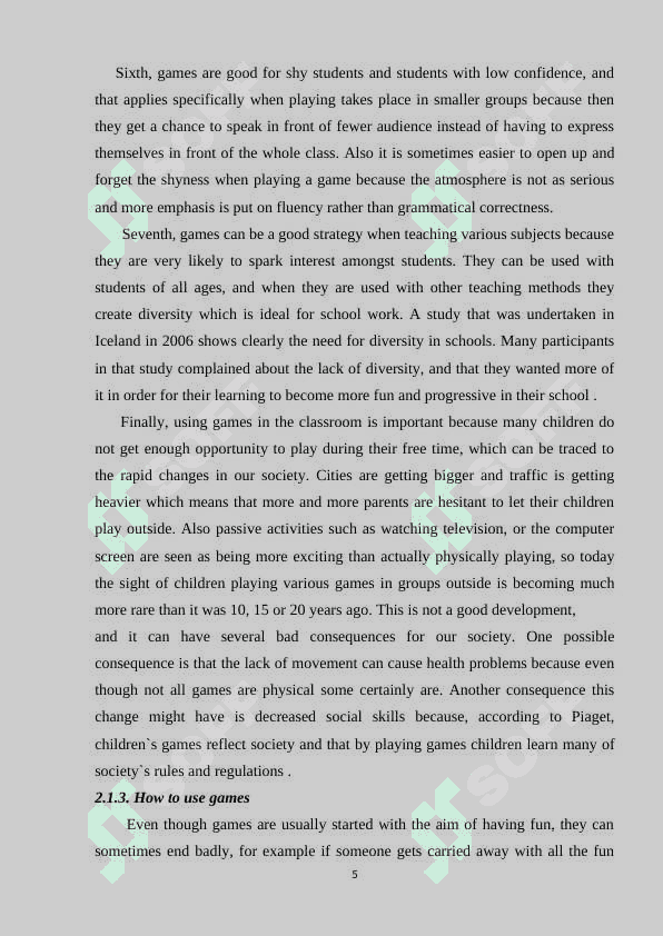 USING SIMULATION IN TEACHING ENGLISH FOR SPECIFIC PURPOSES 5