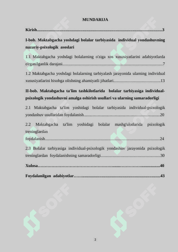 TARBIYADA INDIVIDUAL YONDASHISHNING PSIXOLOGIK ASOSLARI 2
