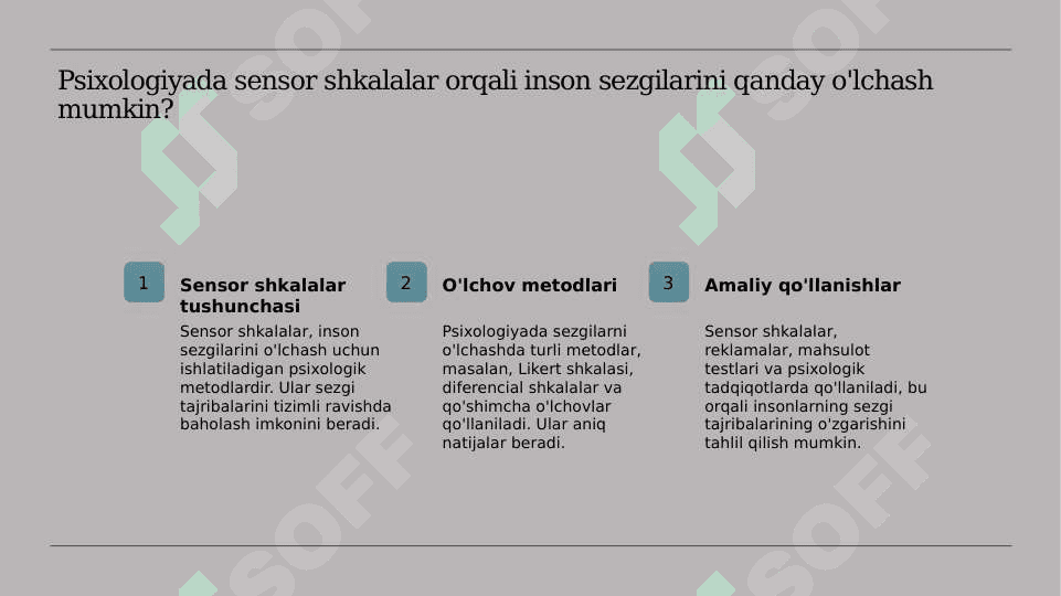 Psixologiyada sensor shkalalari 5
