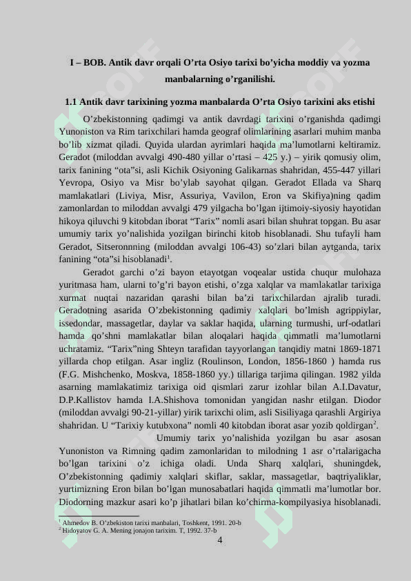 Antik manbalarda O'rta Osiyo 4