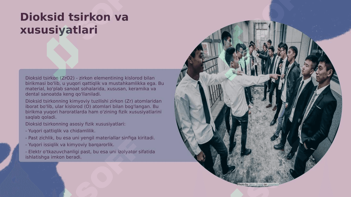 Dioksid tsirkon.Cad Cam tizimi 3