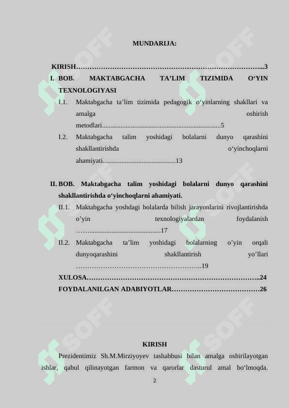 Maktabgacha ta’lim yoshidagi bolalarni dunyo qarashini shakllantirishda oʻyinchoqlarni ahamiyati 2