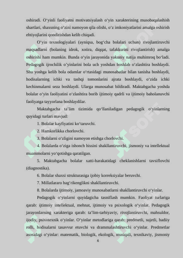 Maktabgacha ta’lim yoshidagi bolalarni dunyo qarashini shakllantirishda oʻyinchoqlarni ahamiyati 6