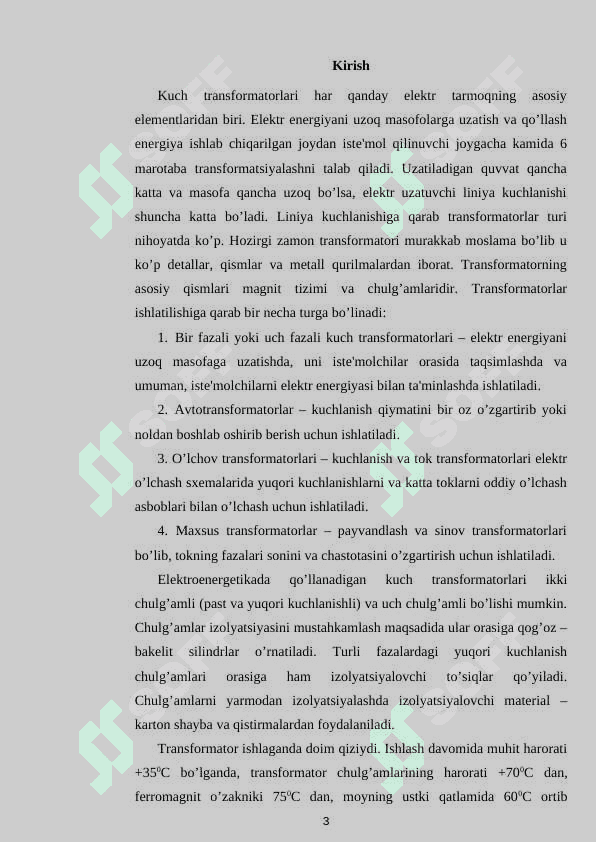 Transformatorlar 3