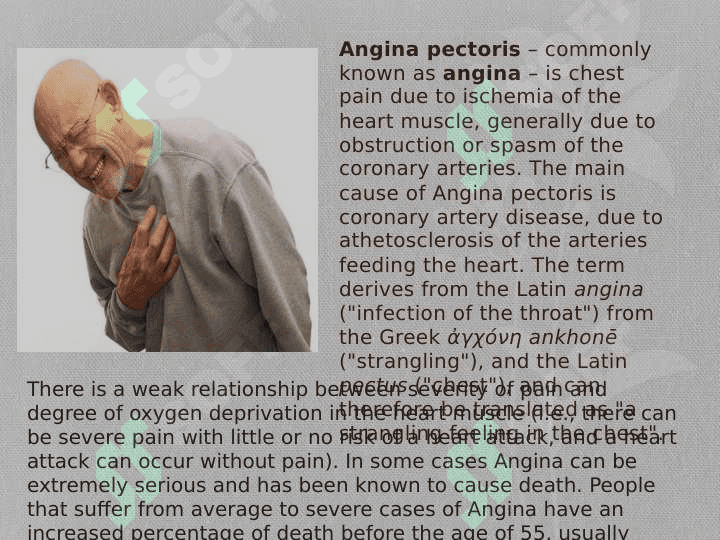 Angina pectoris 3