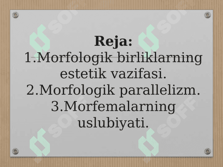 Badiiy matnning morfologik xususiyatlari 2