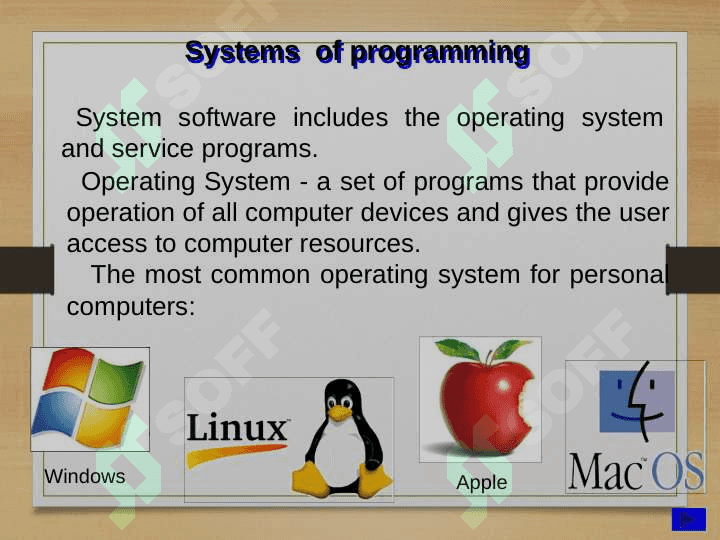 Computer software Operating systems 4