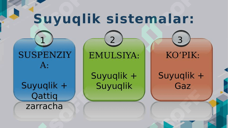 SUYUQLIK SISTEMALARINI AJRATISH 5