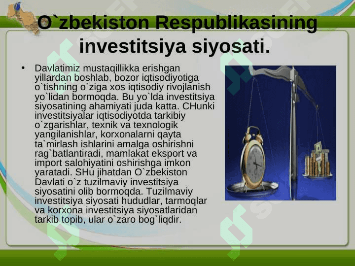 QISQA MUDDATLI MOLIYAVIY INVESTITSIYALAR XISOBI 5
