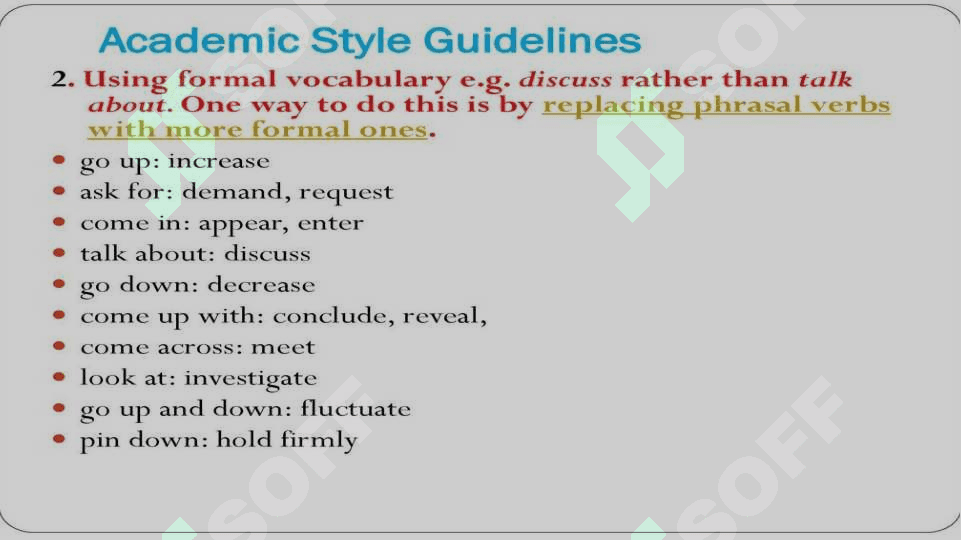 Academic style 8