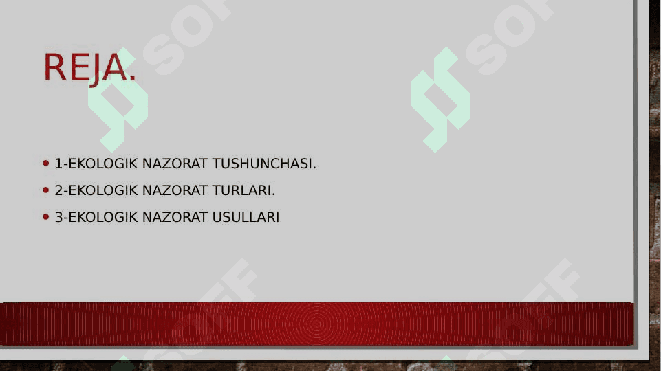 ekologik nazorat 2
