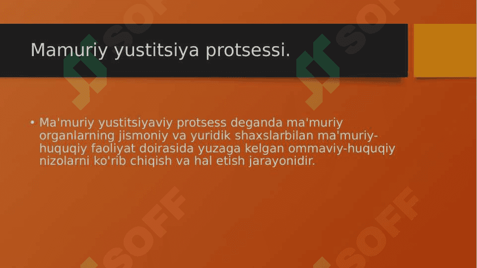 Mamuriy protses 8