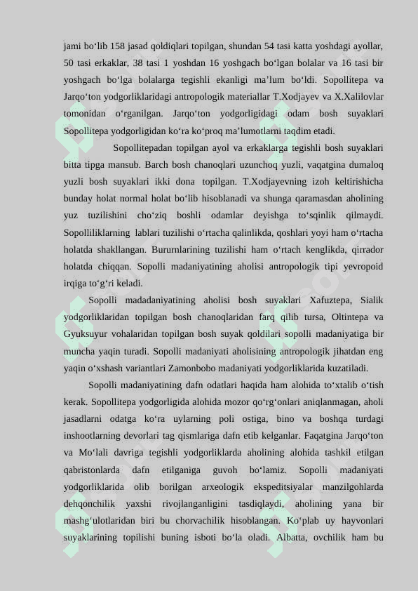 Sapollitepa va Jarqo‘ton yodgorliklari 6