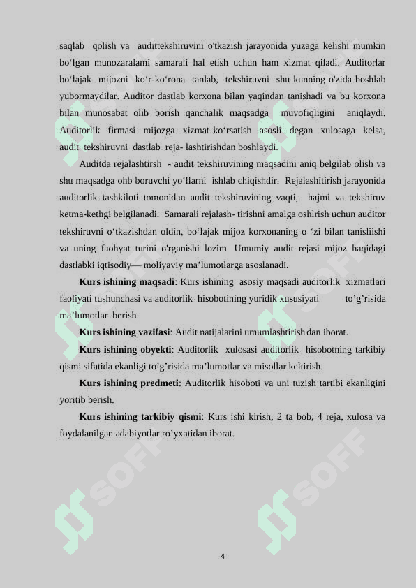 AUDITORLIK HISOBOTI VA UNING TARKIBI 4