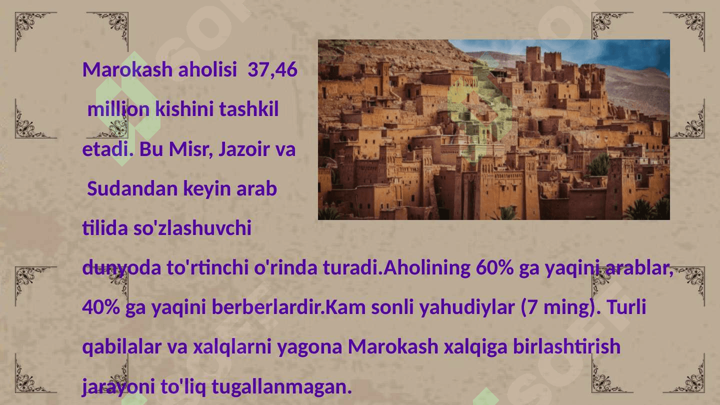 Marokashdagi etnik guruhlar 2