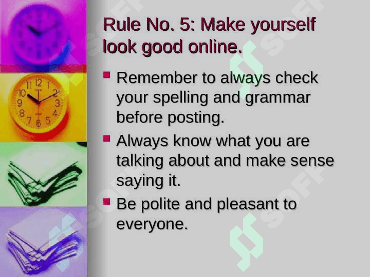 Internet Etiquette or Netiquette 7