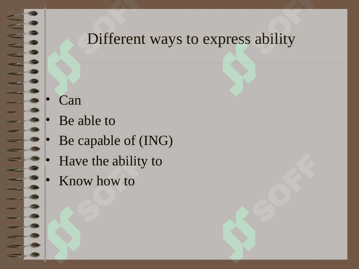 MODAL VERBS 8