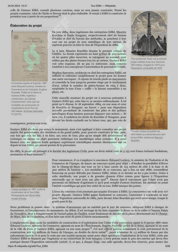 La tour eiffel 7