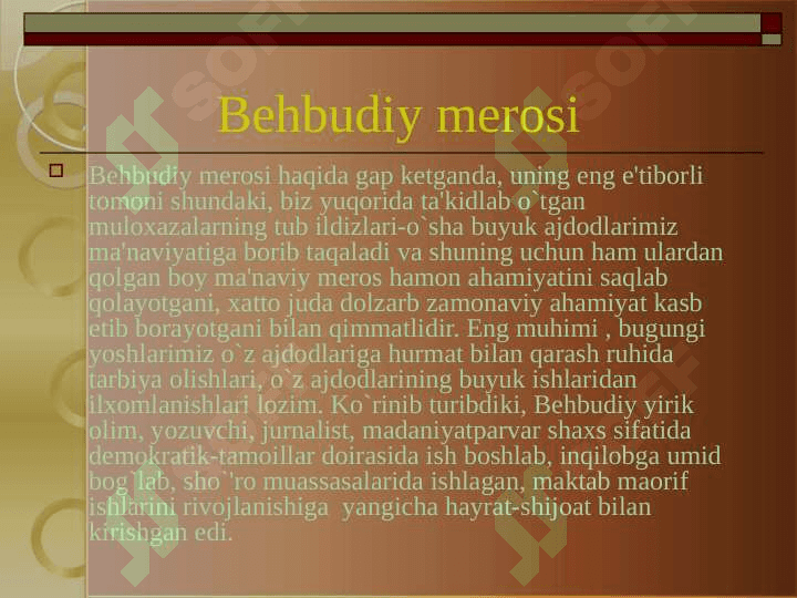 Maxmudxo`ja Behbudiy 4